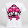 Fight Like a Girl Breast Cancer Awareness DTF PRINT