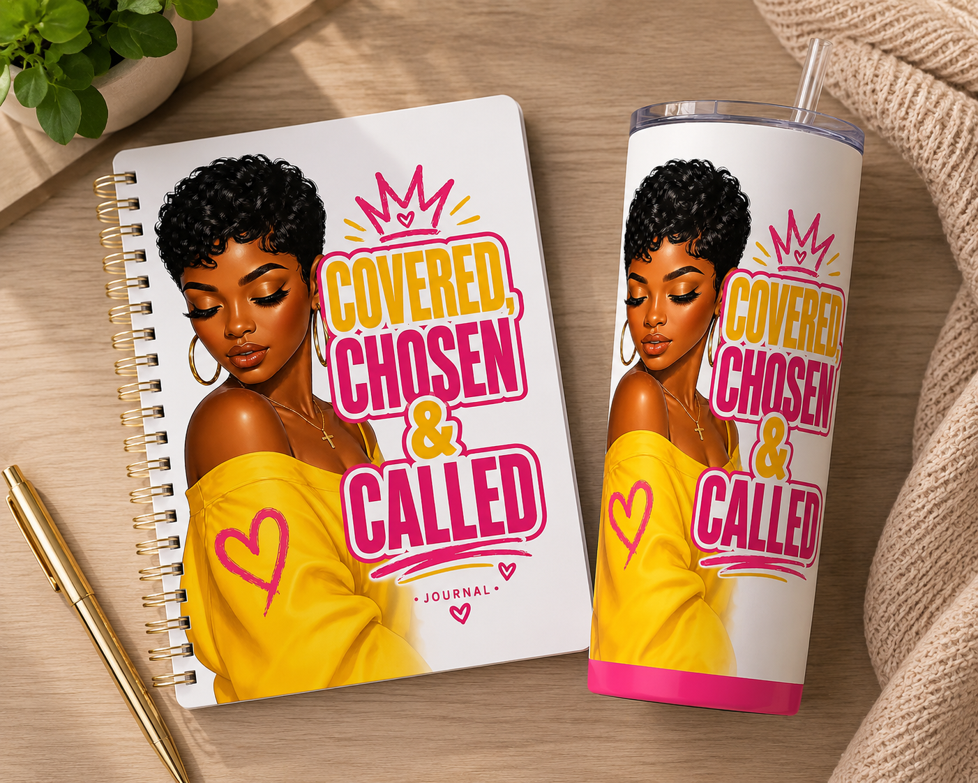 Covered Chosen & Called - UV DTF Decals (AM)