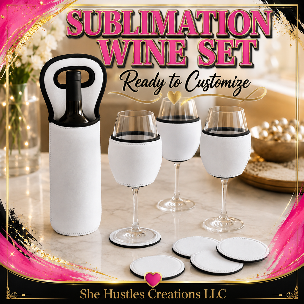 Sublimation wine set