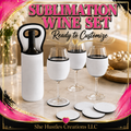Sublimation wine set