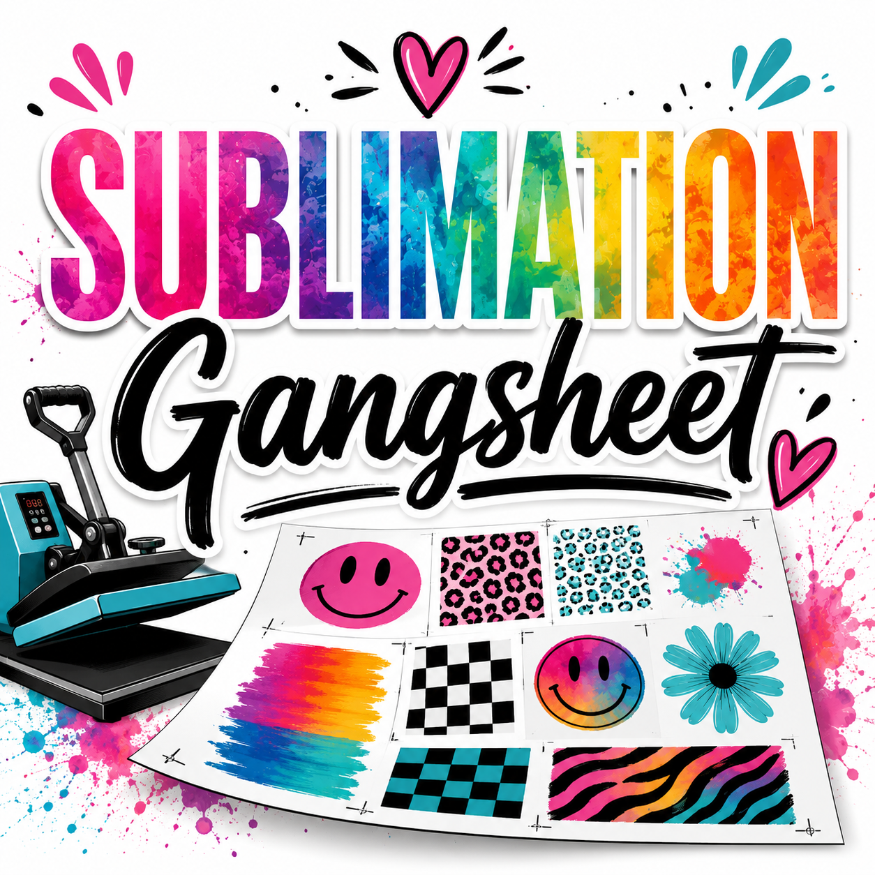 Custom Sublimation Gang Sheet - UPLOAD A PRINT-READY FILE