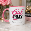 Girl Pray Sublimation Mug Prints