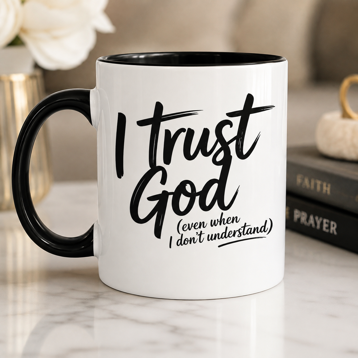 I trust God Sublimation Mug Prints