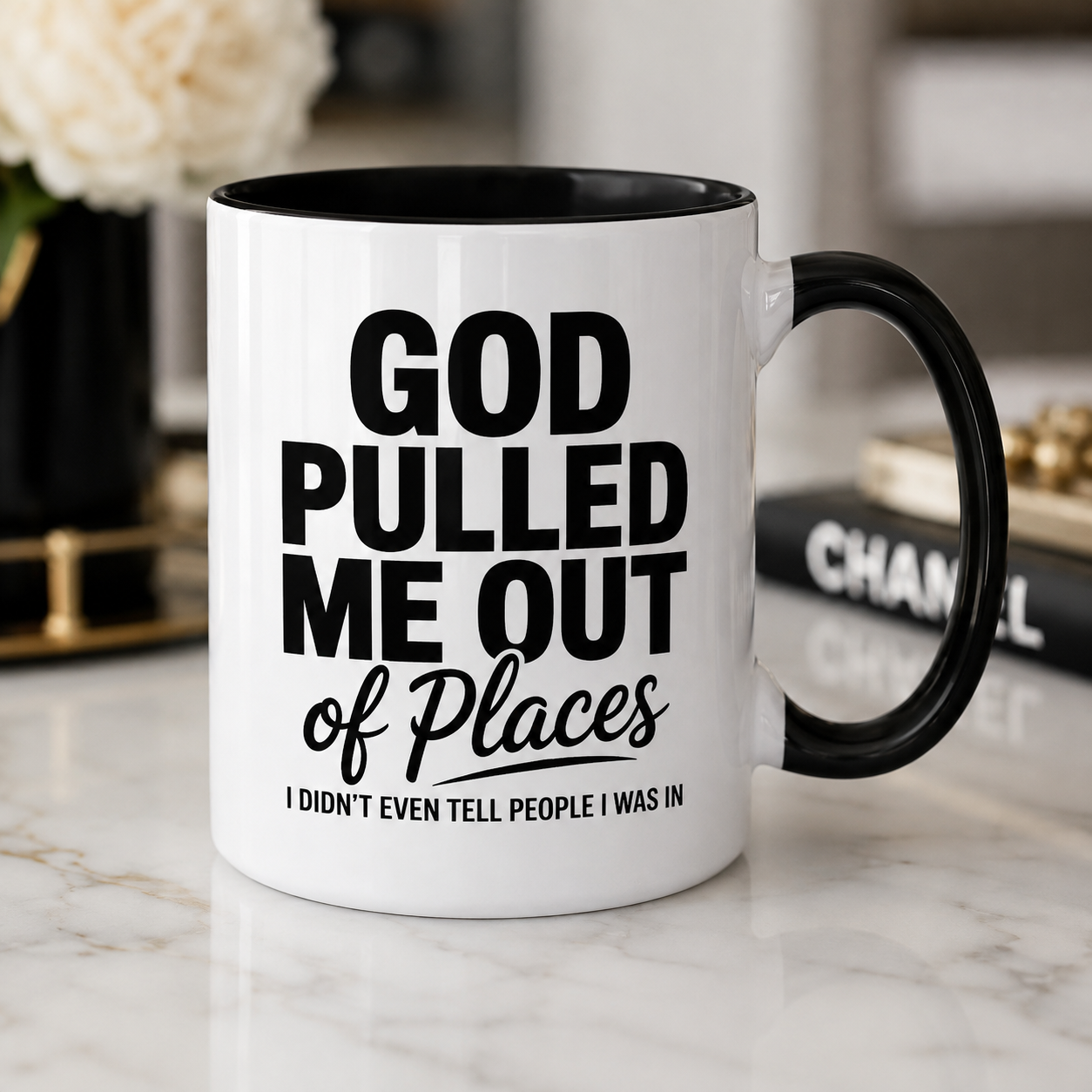 God pulled me out Sublimation Mug Prints