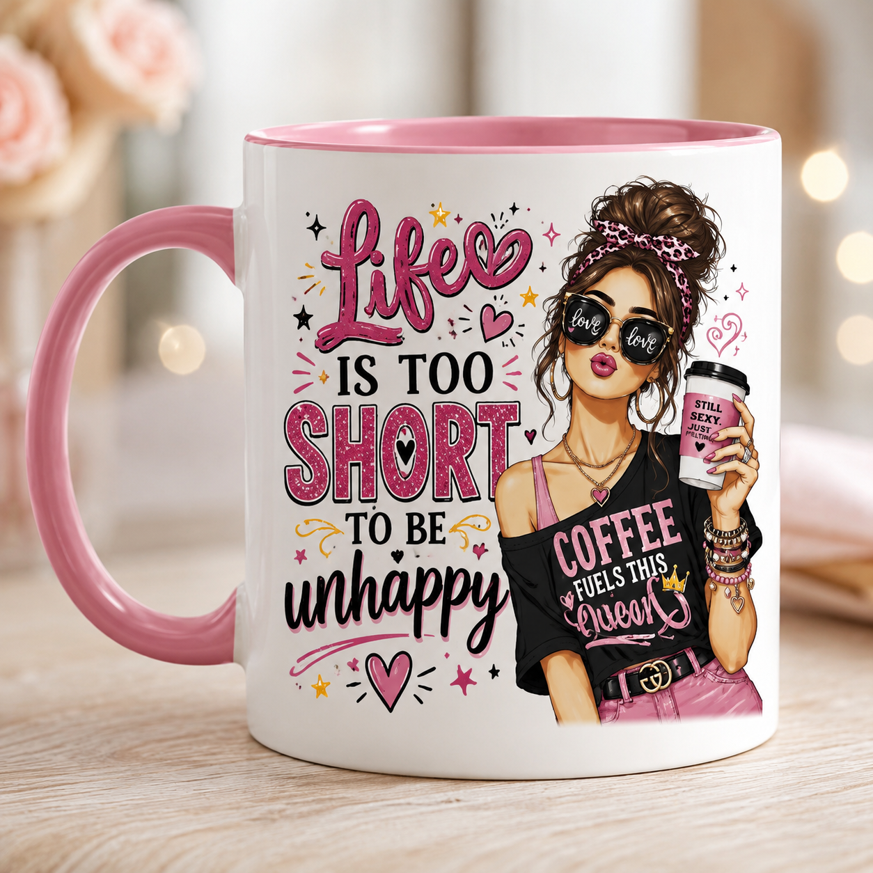 Life is too short Sublimation Mug Prints