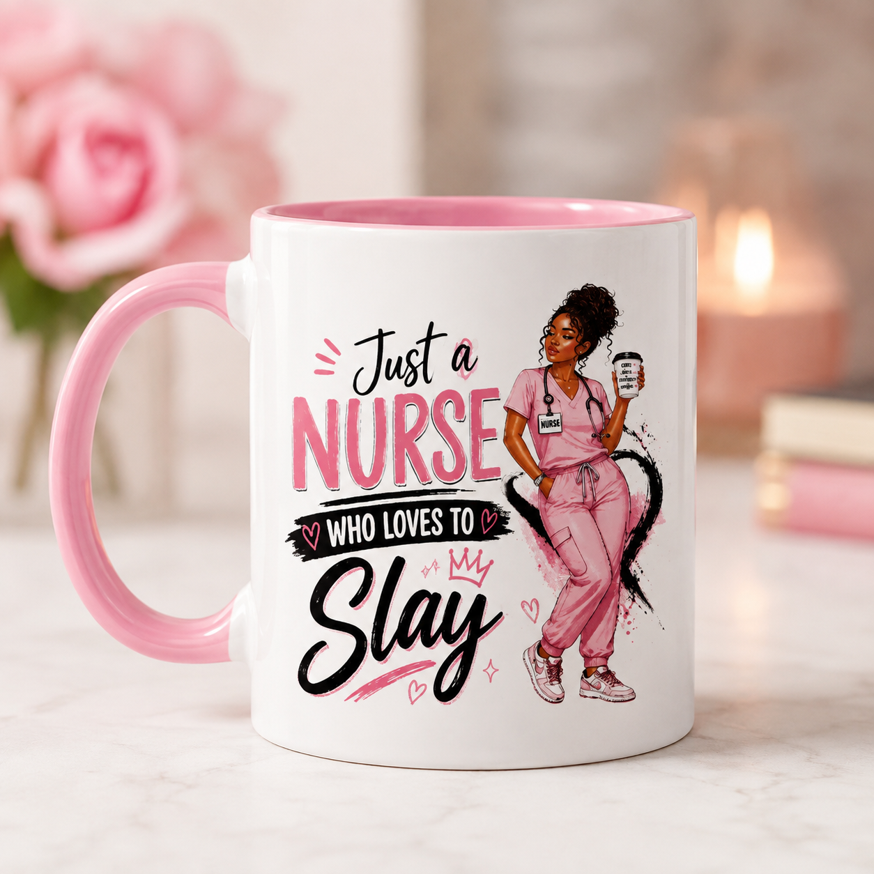 Just a nurse Sublimation Mug Prints