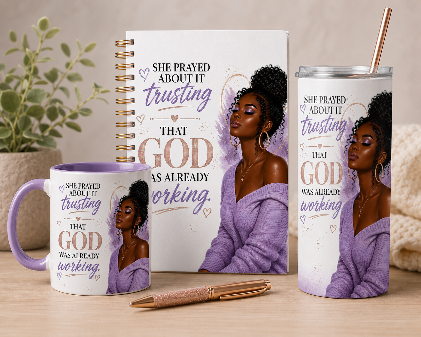 SHE PRAYED ABOUT IT