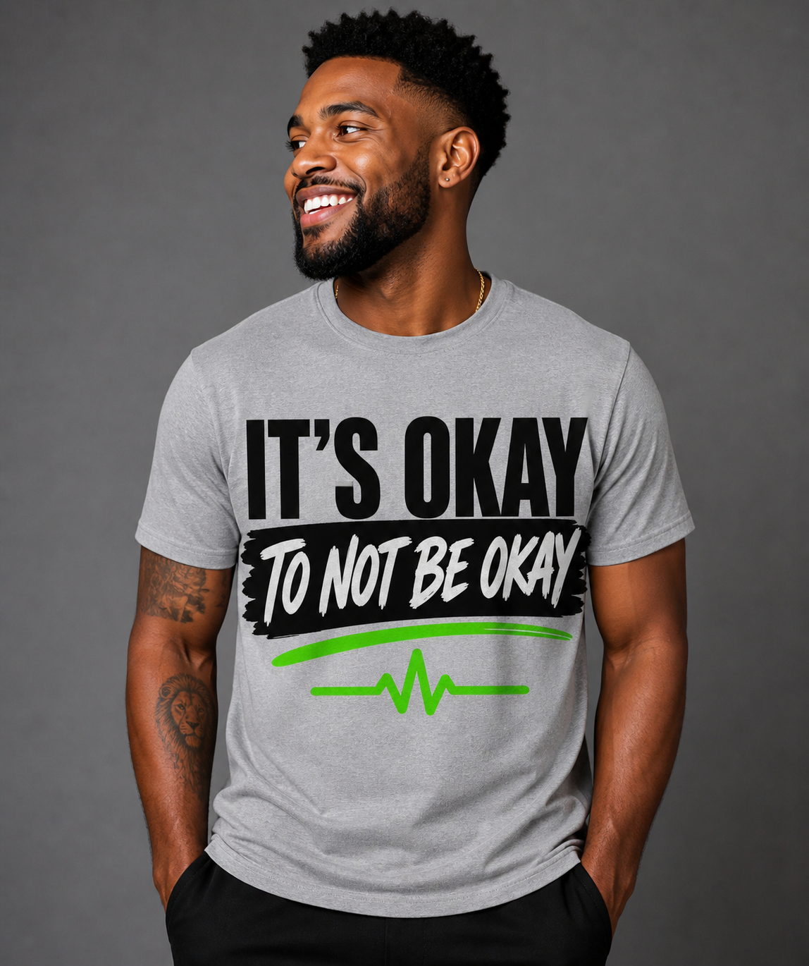 It's okay to not be okay-T-shirt