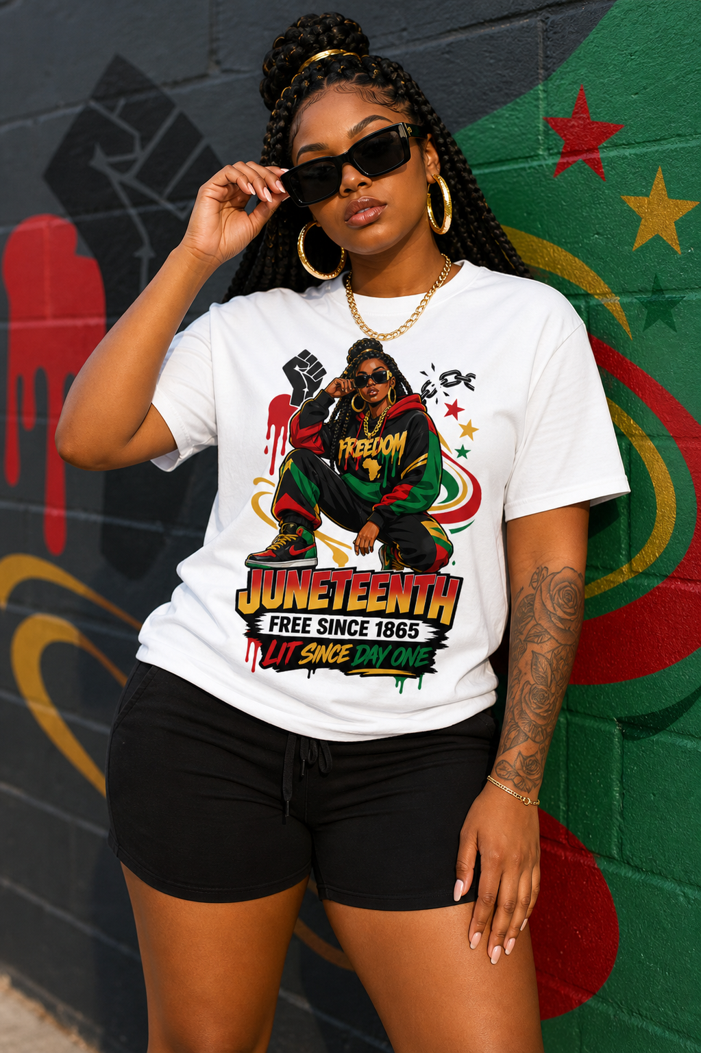 She's Free- JUNETEENTH DTF PRINT