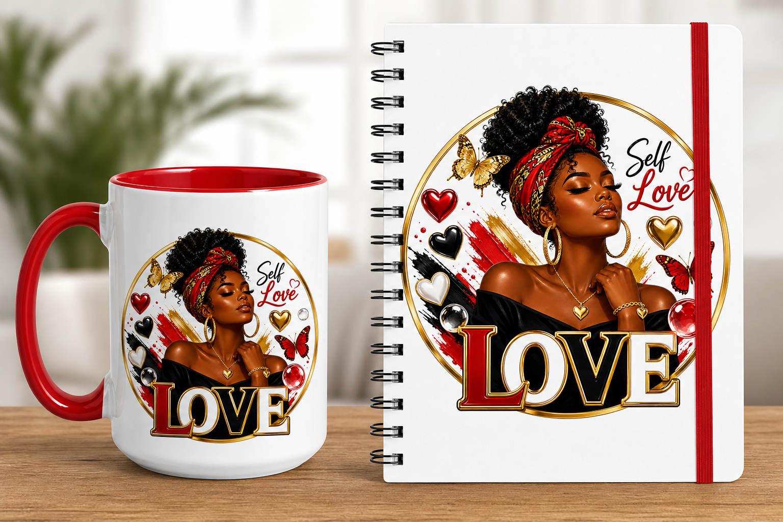 Self-LOVE- UV DTF Decals style 3