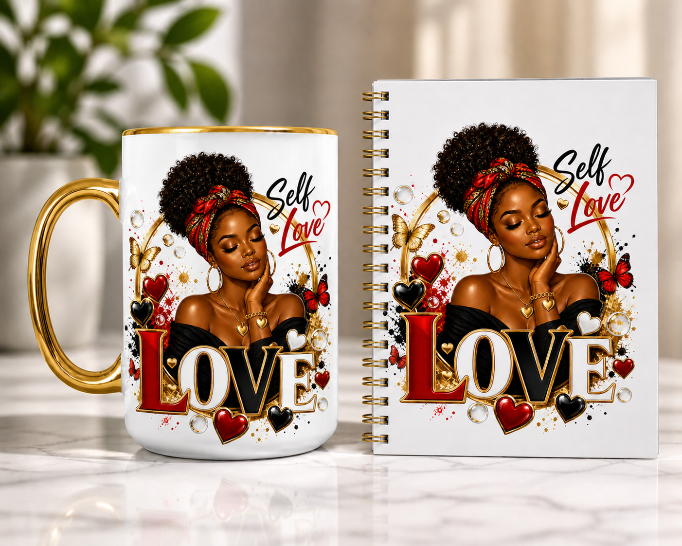 Self-LOVE- UV DTF Decals style 2