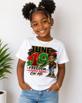 Freedom Looks Good On Me- JUNETEENTH DTF PRINT