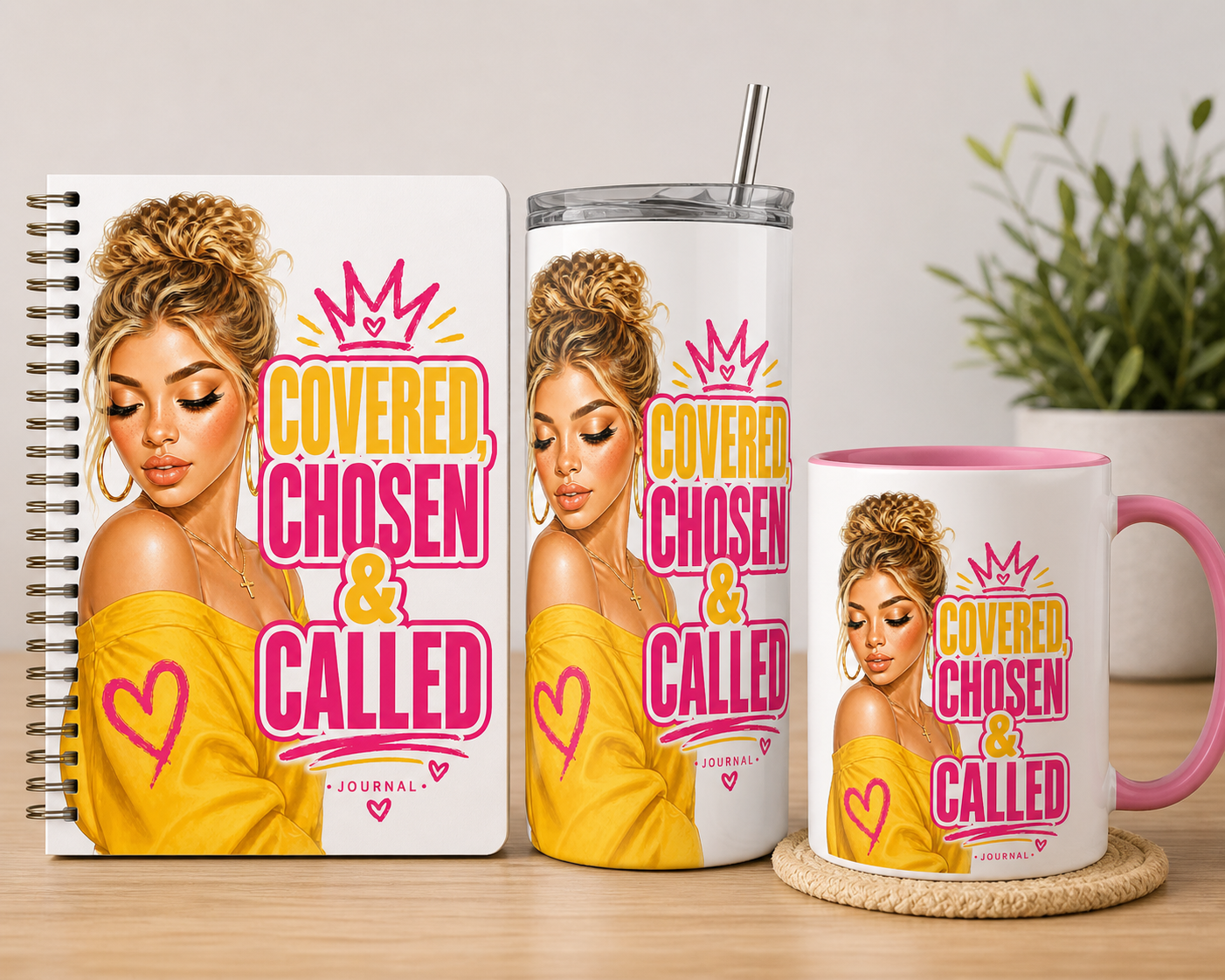 Covered Chosen & Called - UV DTF Decals