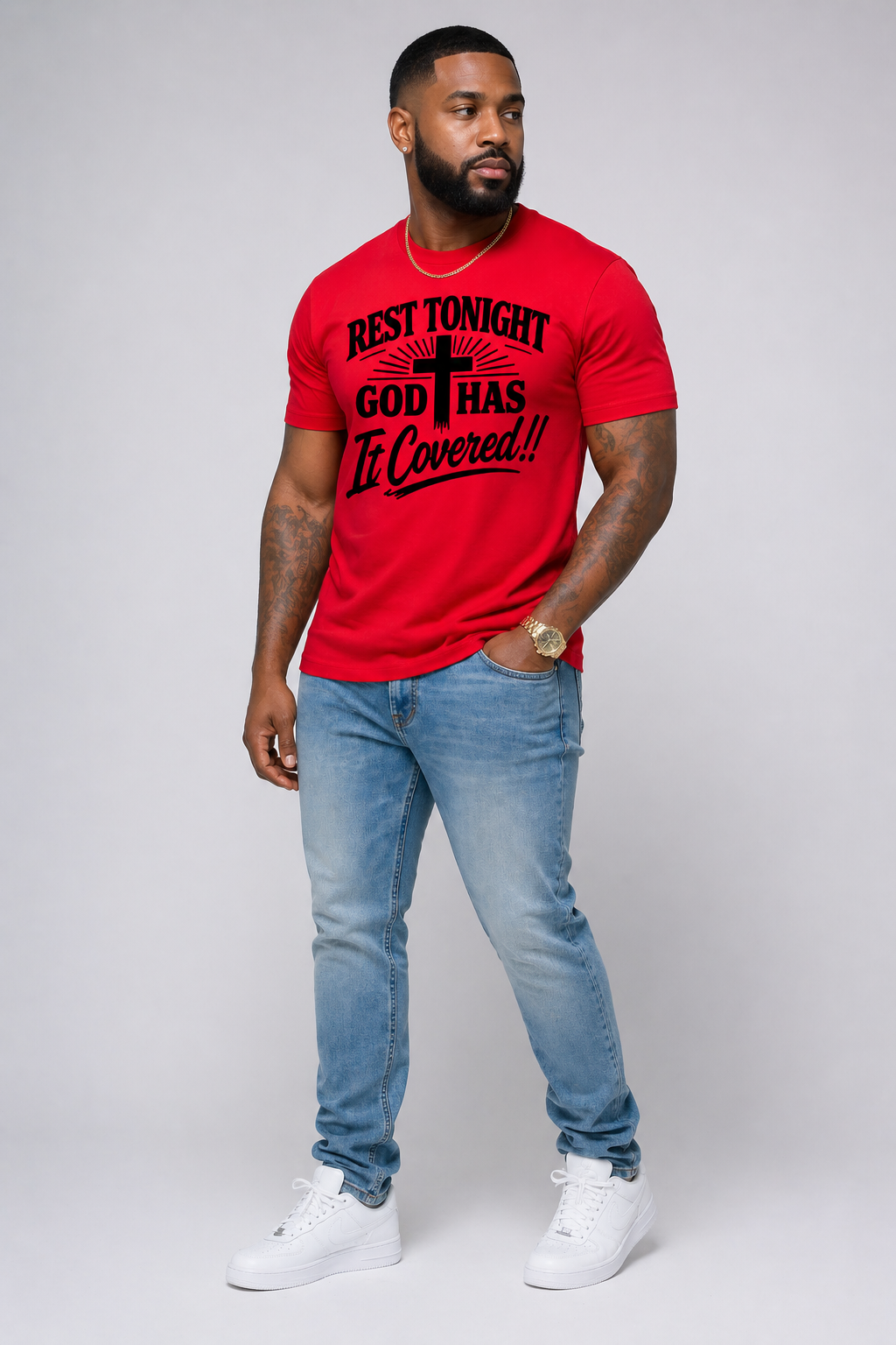 Rest Tonight God has it Covered Screen Print