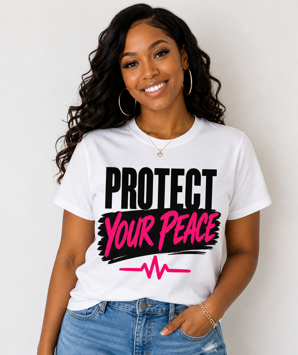 Protect Your Peace T-shirt pink