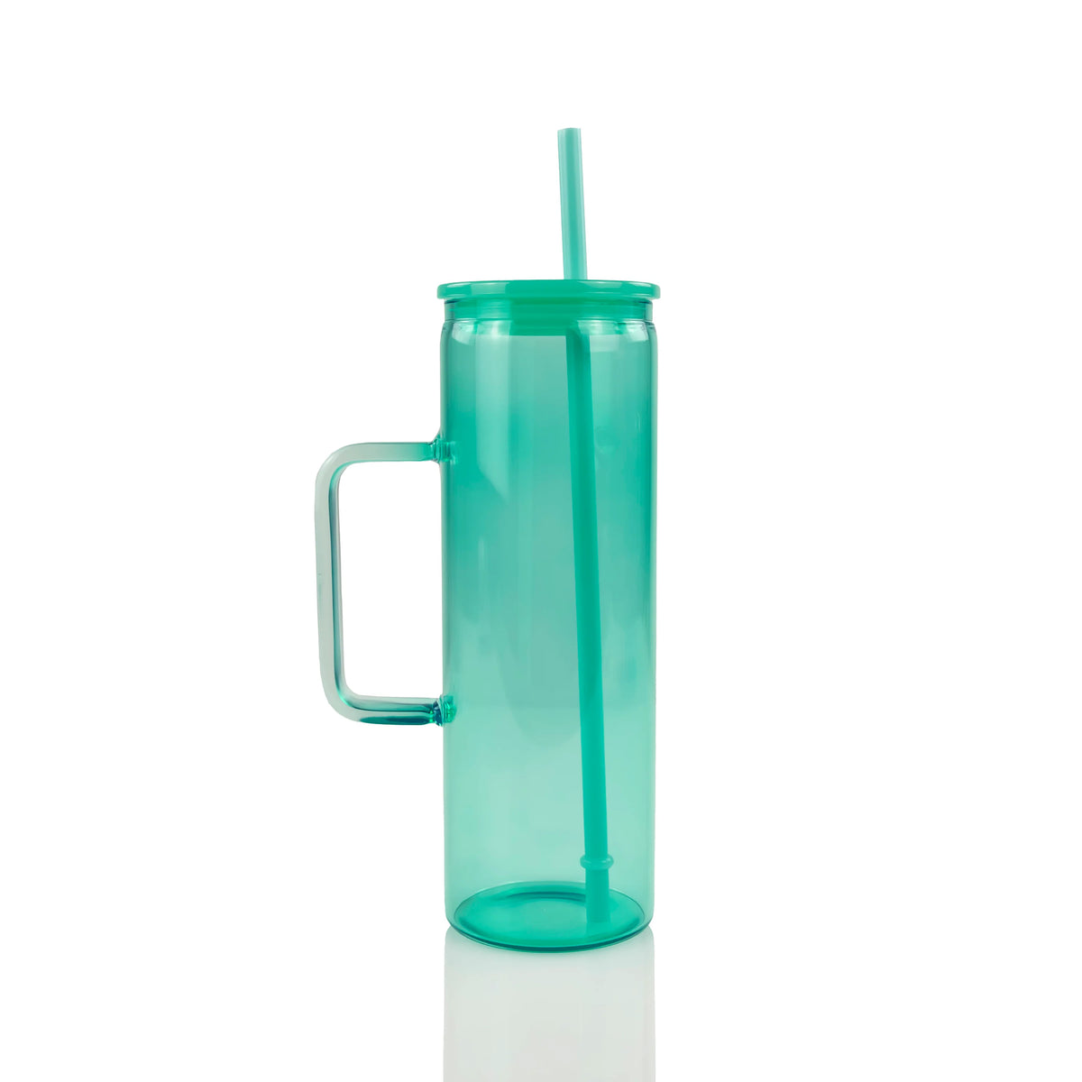 Jelly 20oz Skinny W/ Handle- Green