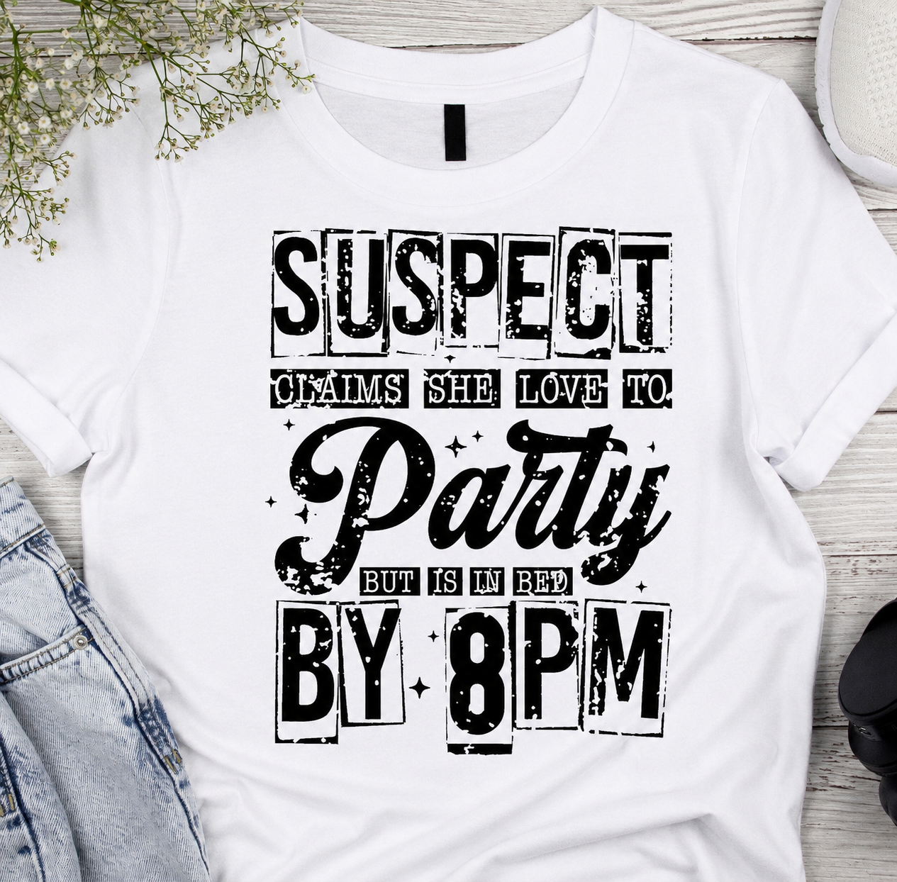 Suspect Claims She Loves to Party But Is in Bed by 8PM