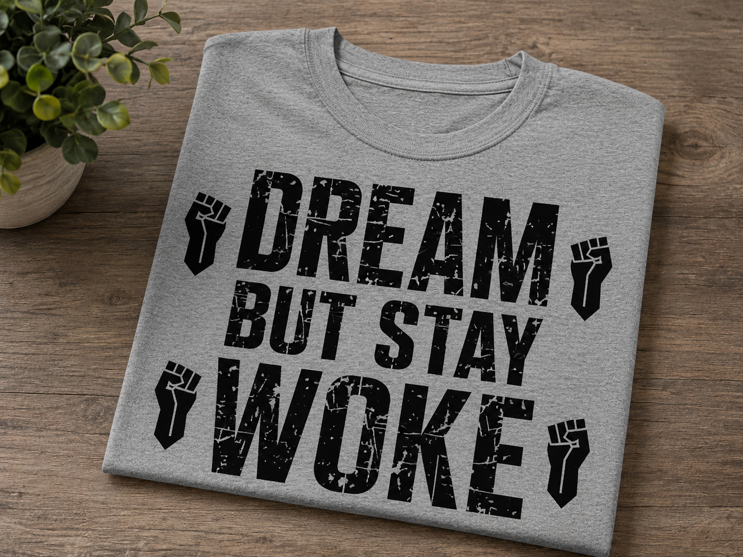 Dream But Stay Woke Screen Print