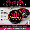 200 Premium Custom Stickers 3” Round