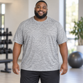 Men’s 4XL Gray Dry-Fit T-Shirt