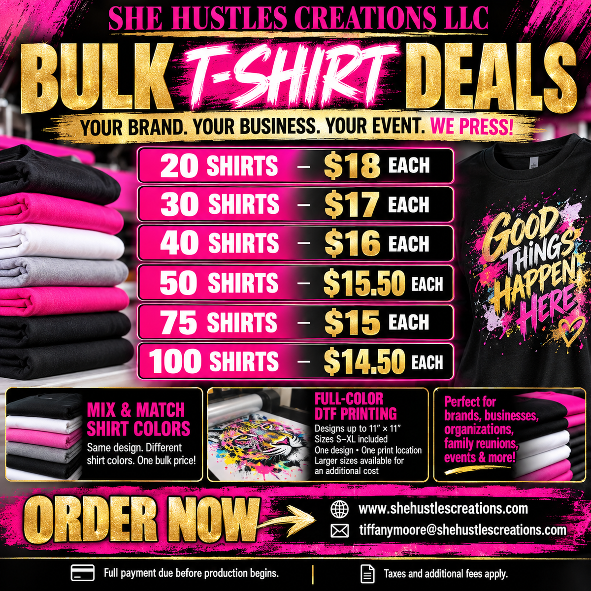 Bulk T-Shirt Deals