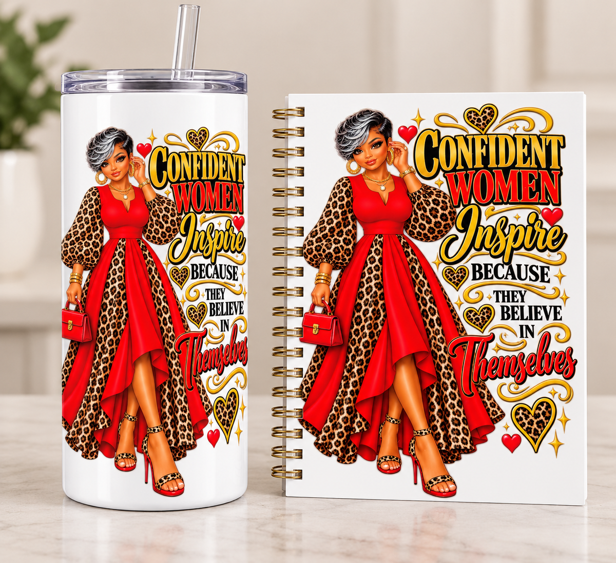 Confident Women Inspire UVDTF Sticker