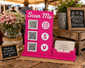 3D Printed Scan to Pay Stand with Business Card Holder