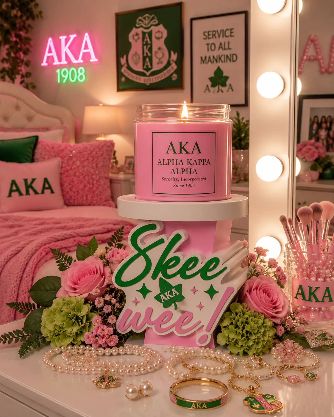 "Skee-Wee" Candle Holder