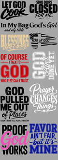 Faith-Inspired Premade DTF Gang Sheet