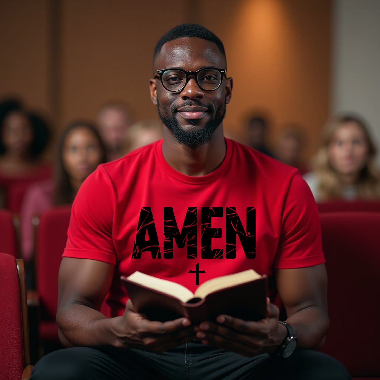 Amen with Cross - DTF prints