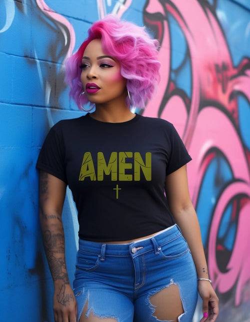Amen with Cross - DTF prints