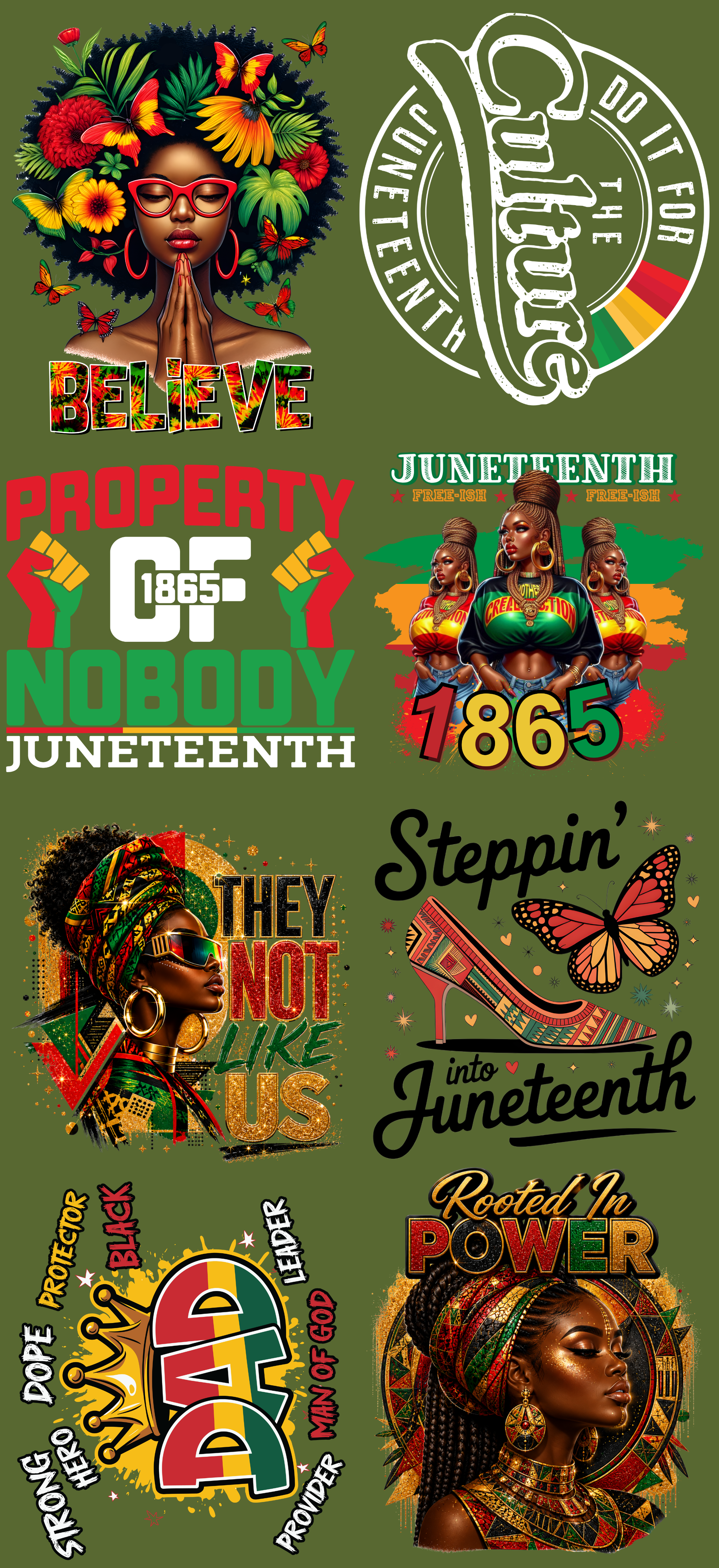 22x48 Juneteenth Gang sheet